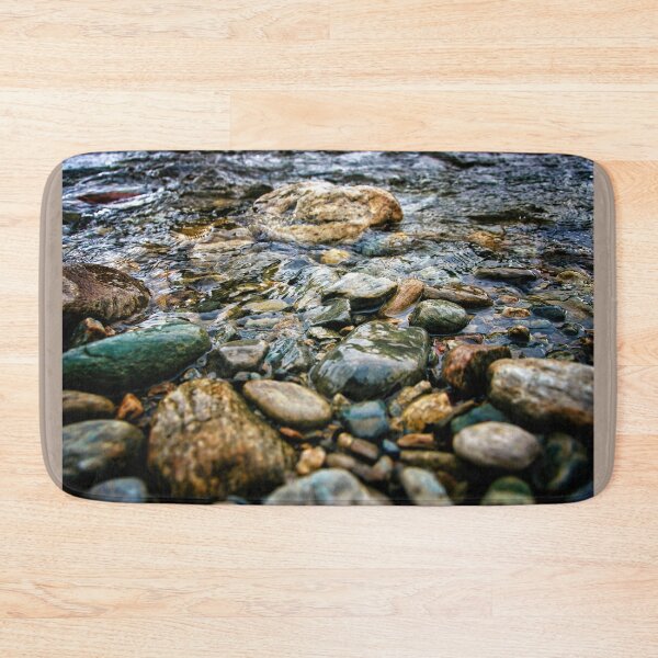 Item preview, River Washing Over Stones - Mountain Tranquility designed and sold by Andreea Eva Herczegh.