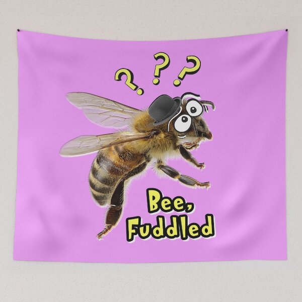 Item preview, Bee Fuddled the befuddled pollinator designed and sold by reallypathetic.