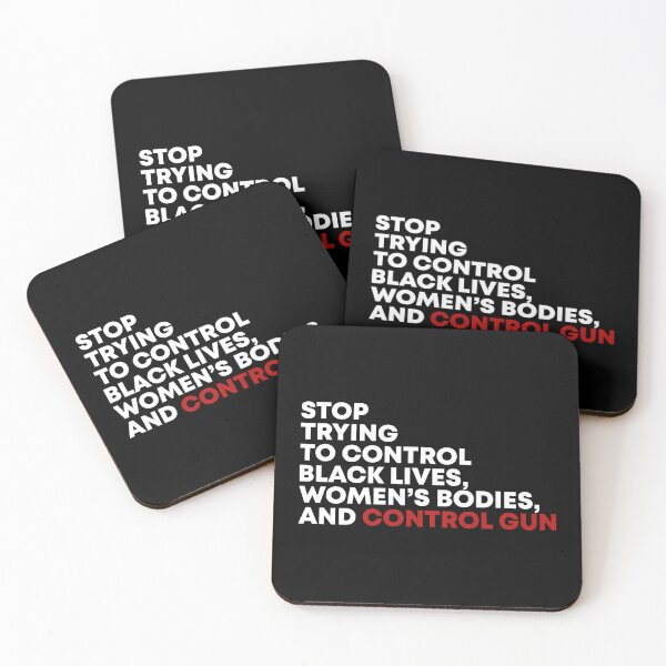 Item preview, Stop trying to control black lives women's bodies and control gun designed and sold by QueendarChanse.