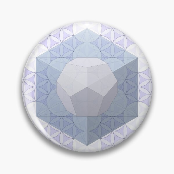 Item preview, Flower Of Life Matrix With Dodecahedron designed and sold by kernowerno.