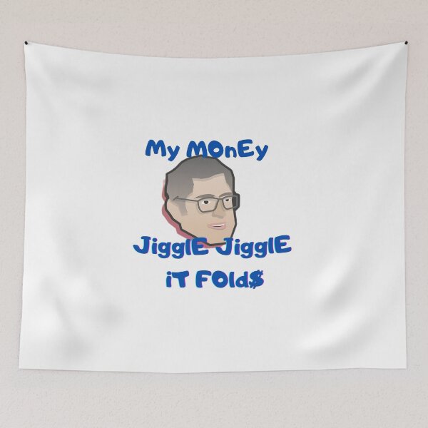 Item preview, My money don't jiggle jiggle it folds designed and sold by HdanRDesign.
