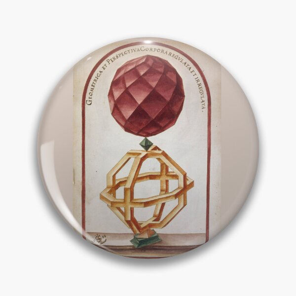 Item preview, Antique art by Lorenz Ster - Geometria et Perspectiva Plate  Polyhedra and other solid-geometric figures designed and sold by TeeARTHY.