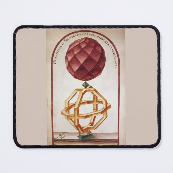 Item preview, Antique art by Lorenz Ster - Geometria et Perspectiva Plate  Polyhedra and other solid-geometric figures designed and sold by TeeARTHY.
