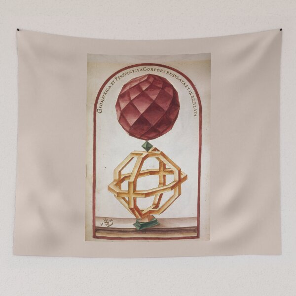 Item preview, Antique art by Lorenz Ster - Geometria et Perspectiva Plate  Polyhedra and other solid-geometric figures designed and sold by TeeARTHY.