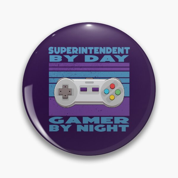 Item preview, Superintendent by day, gamer by night, overseer, funny supervisor, gamer lover gift, gaming and job title , leadership department designed and sold by SGS-.