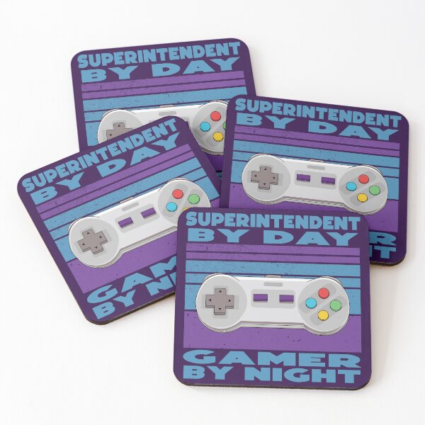 Item preview, Superintendent by day, gamer by night, overseer, funny supervisor, gamer lover gift, gaming and job title , leadership department designed and sold by SGS-.