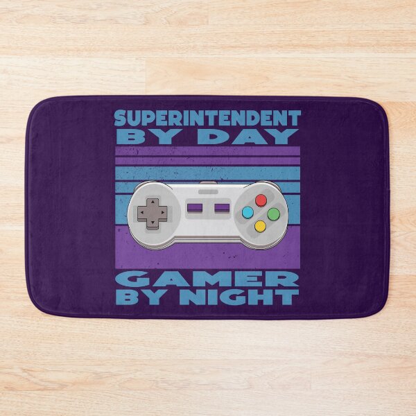Item preview, Superintendent by day, gamer by night, overseer, funny supervisor, gamer lover gift, gaming and job title , leadership department designed and sold by SGS-.