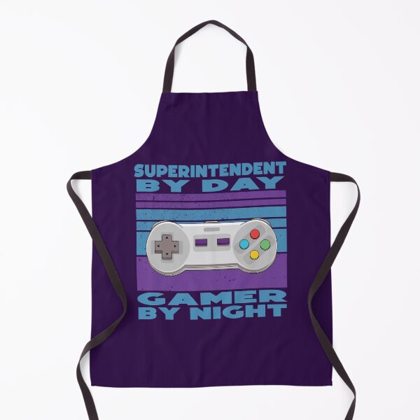 Item preview, Superintendent by day, gamer by night, overseer, funny supervisor, gamer lover gift, gaming and job title , leadership department designed and sold by SGS-.