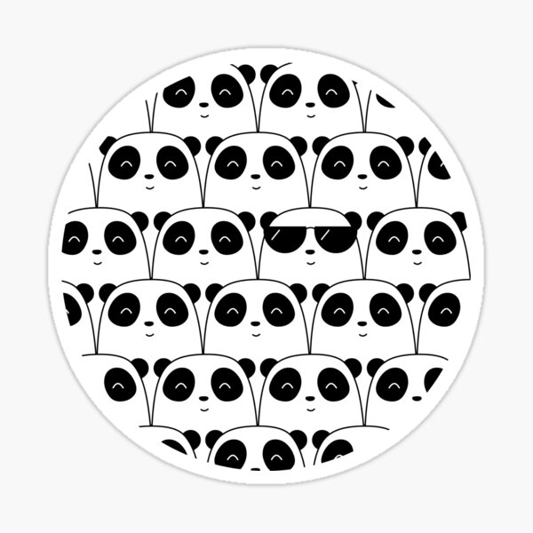 That Cool Panda Sticker