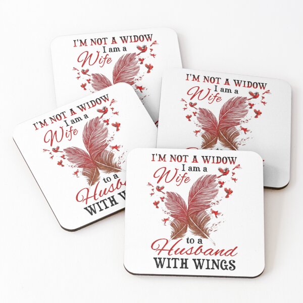 Item preview, Cardinal I\u2018m Not a Widow I Am a Wife to Husband with Wings  designed and sold by GarrickShop.
