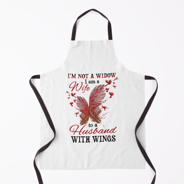 Item preview, Cardinal I\u2018m Not a Widow I Am a Wife to Husband with Wings designed and sold by GarrickShop.
