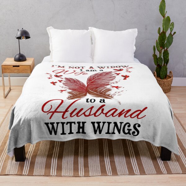 Item preview, Cardinal I\u2018m Not a Widow I Am a Wife to Husband with Wings  designed and sold by GarrickShop.