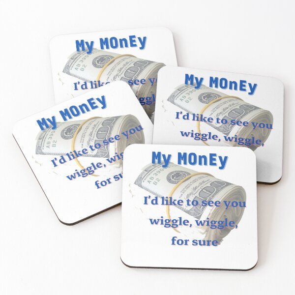 Item preview, My money don't jiggle jiggle it folds designed and sold by HdanRDesign.