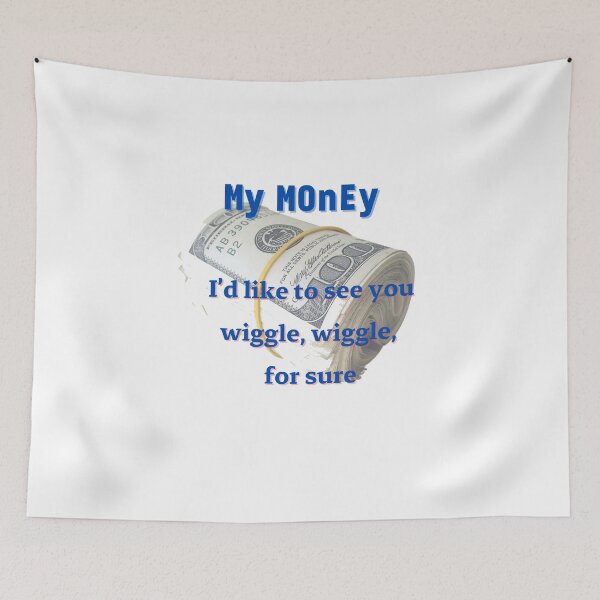 Item preview, My money don't jiggle jiggle it folds designed and sold by HdanRDesign.
