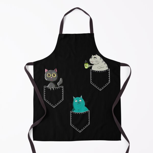 Item preview, Cute Cats in Pockets Vintage Kawaii Anime Coffee & Cat Lover designed and sold by r-silver.