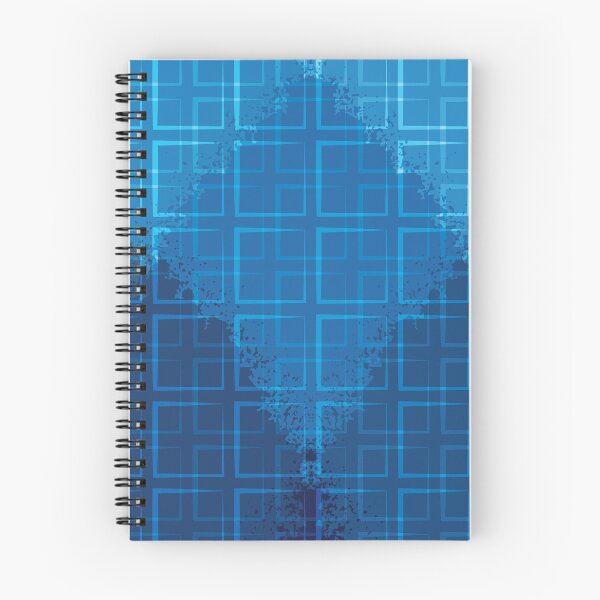 Aperçu de l'œuvre Carrés superposés en bleu créée et vendue par RelmoArtworks.