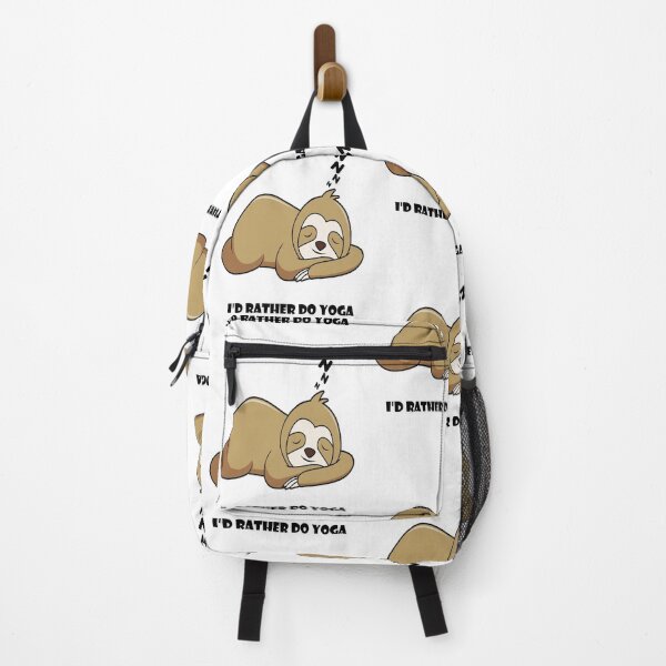 Item preview, Chessy Pickup Lines, I'D Rather do Yoga,Lazy Sloth sleeping.Funny Quotes designed and sold by MariyMart.