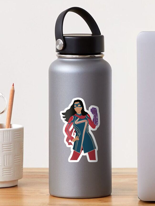 Ms Marvel Sticker for Sale by GlitchyShaan