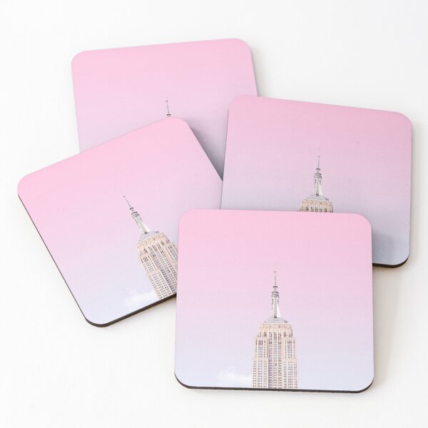 Item preview, Pink Sky Skyscraper, Manhattan, New York City designed and sold by newburyboutique.