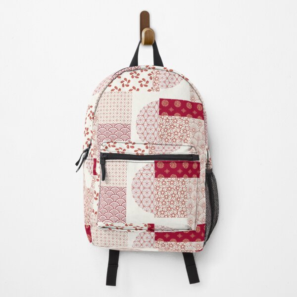 Item preview, Nihon White and Red Wagara Patchwork designed and sold by KaitoJapanDesign.