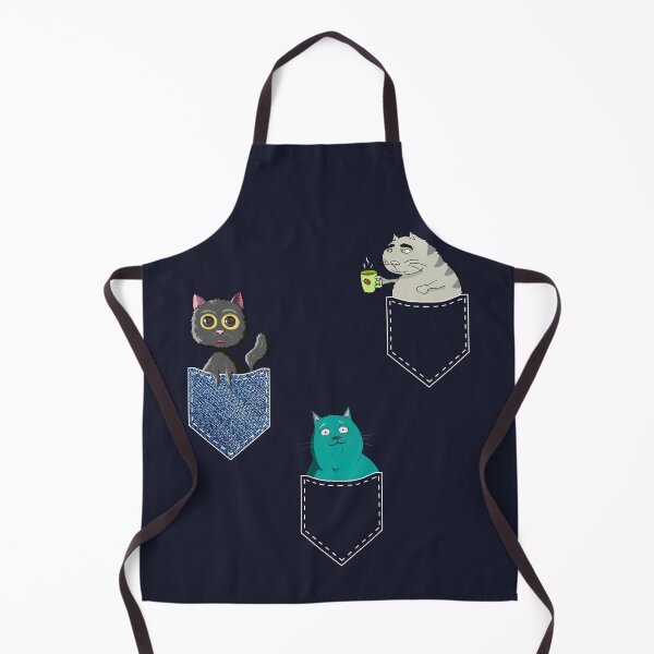 Item preview, Funny Cats in Pockets Retro Kawaii Anime Coffee & Cat Lover designed and sold by r-silver.