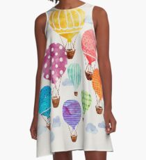 Hot Air Balloon A-Line Dress