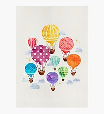 Heißluftballon Fotodruck