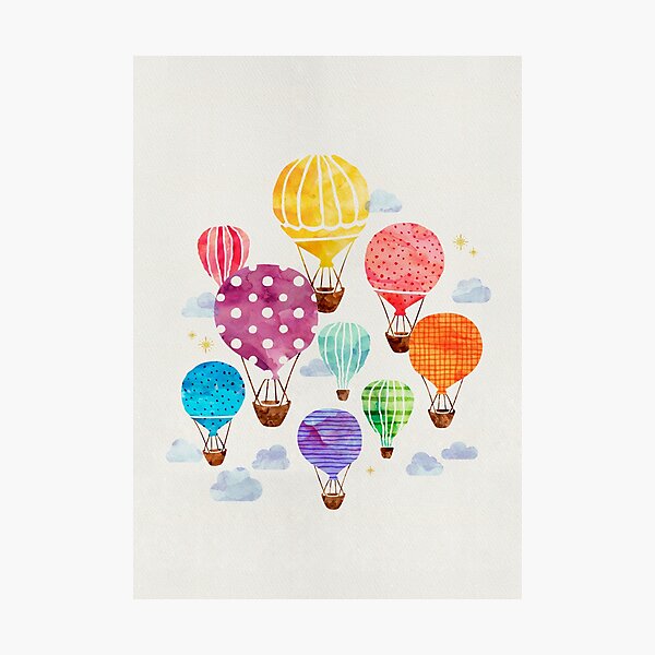 Hot Air Balloon Photographic Print