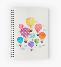 Hot Air Balloon Spiral Notebook