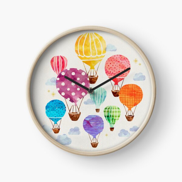 Hot Air Balloon Clock