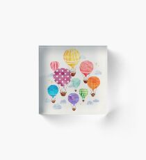 Hot Air Balloon Acrylic Block