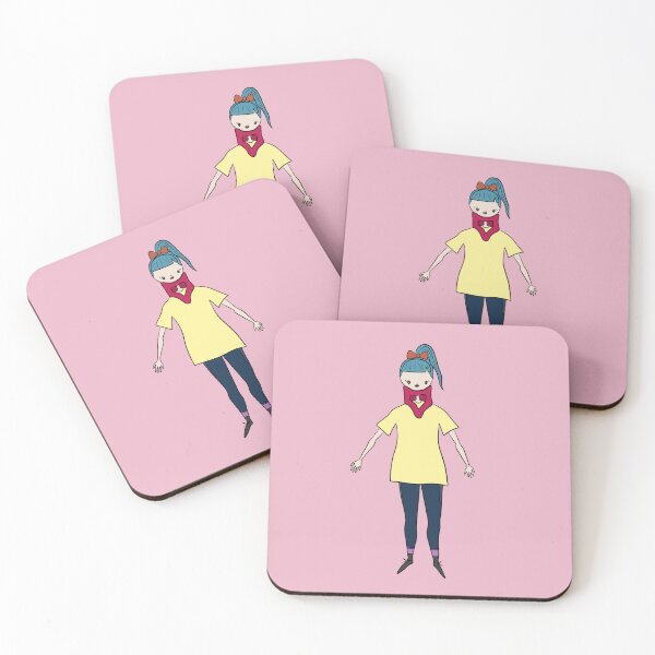 Item preview, Cute Girl With Neck Brace (pink) designed and sold by misslovelymess.