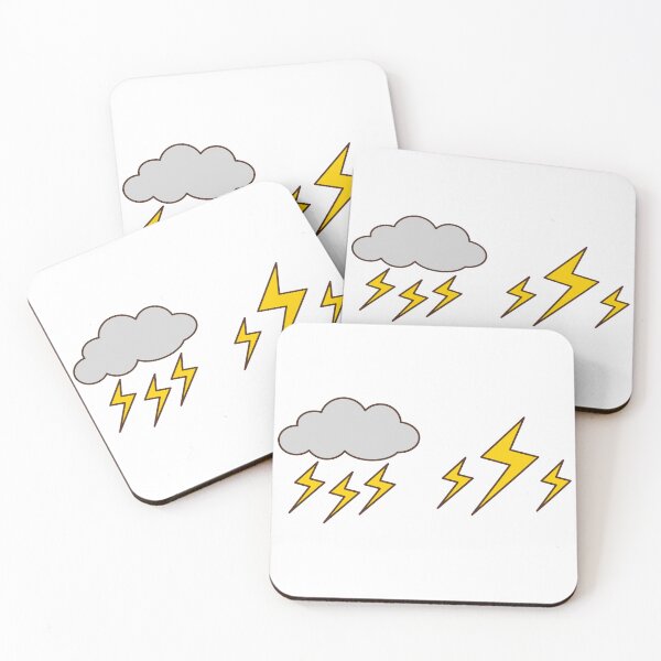 Item preview, Thunder Lightning Clouds designed and sold by JustCoolShop.