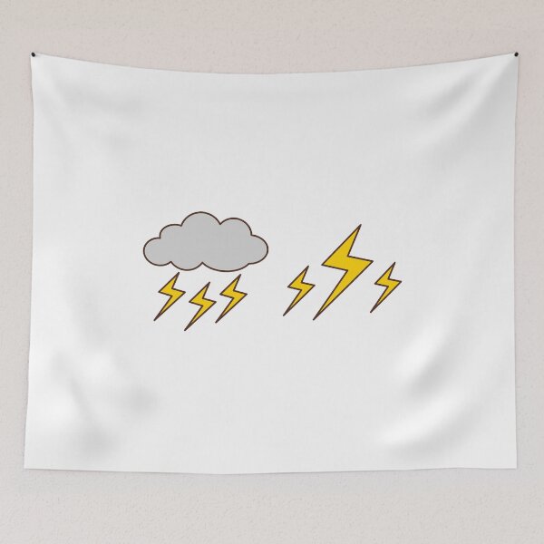 Item preview, Thunder Lightning Clouds designed and sold by JustCoolShop.