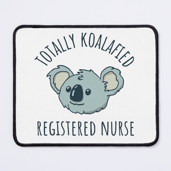 Item preview, Koalafied Registered Nurse designed and sold by Huhnerdieb Apparel.