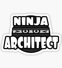 Ninja Architect Sticker