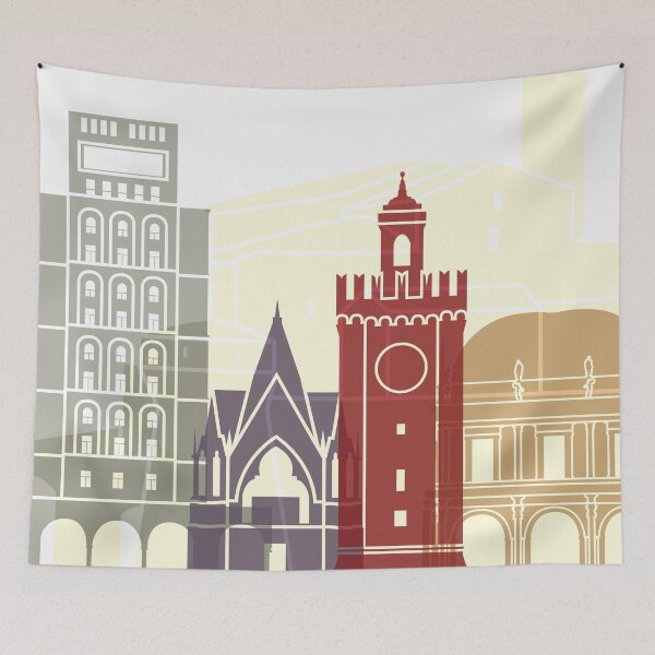 Item preview, Brescia skyline poster designed and sold by paulrommer.