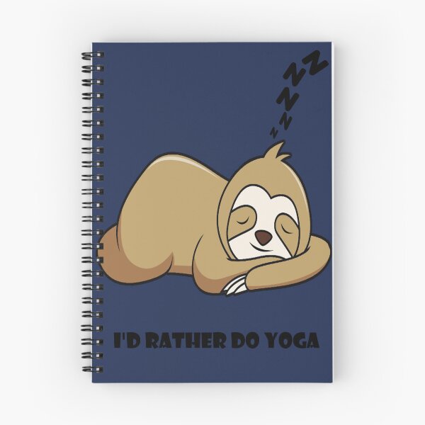 Item preview, Chessy Pickup Lines,I'D Rather do Yoga,Lazy Sloth sleeping,Funny Quotes. designed and sold by MariyMart.
