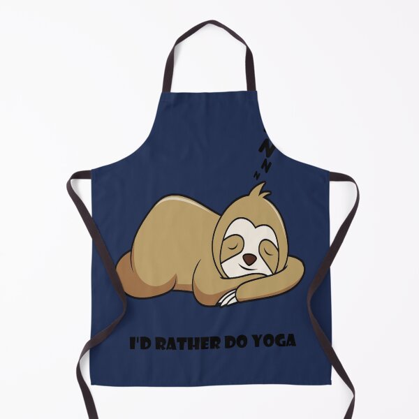 Item preview, Chessy Pickup Lines,I'D Rather do Yoga,Lazy Sloth sleeping,Funny Quotes. designed and sold by MariyMart.