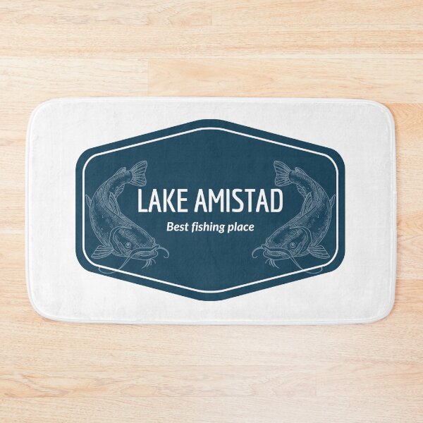 Item preview, Lake Amistad, Rio Grande in Texas, United States of America - Best fishing place destination Logo designed and sold by Vintage-TM.