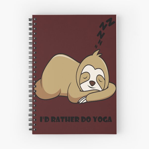 Item preview, Chessy Pickup Lines, I'D Rather do Yoga,Lazy Sloth sleeping, Funny Quotes. designed and sold by MariyMart.