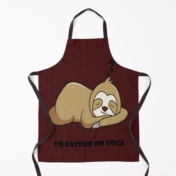 Item preview, Chessy Pickup Lines, I'D Rather do Yoga,Lazy Sloth sleeping, Funny Quotes. designed and sold by MariyMart.