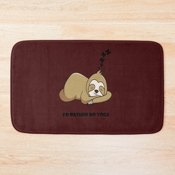 Item preview, Chessy Pickup Lines, I'D Rather do Yoga,Lazy Sloth sleeping, Funny Quotes. designed and sold by MariyMart.