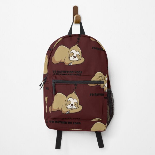 Item preview, Chessy Pickup Lines, I'D Rather do Yoga,Lazy Sloth sleeping, Funny Quotes. designed and sold by MariyMart.