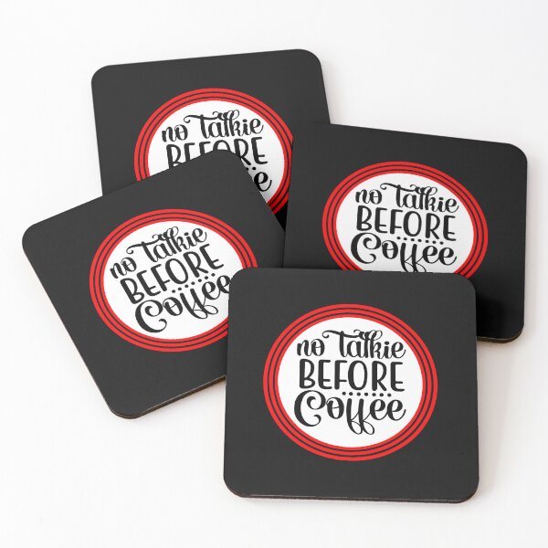 Item preview, No Talkie Before Coffee designed and sold by artistoutfitter.