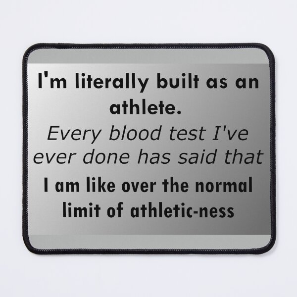 Item preview, Literally an athlete designed and sold by CryptoEnths.
