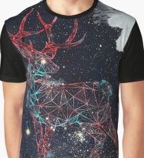 Celestial Deer Graphic T-Shirt
