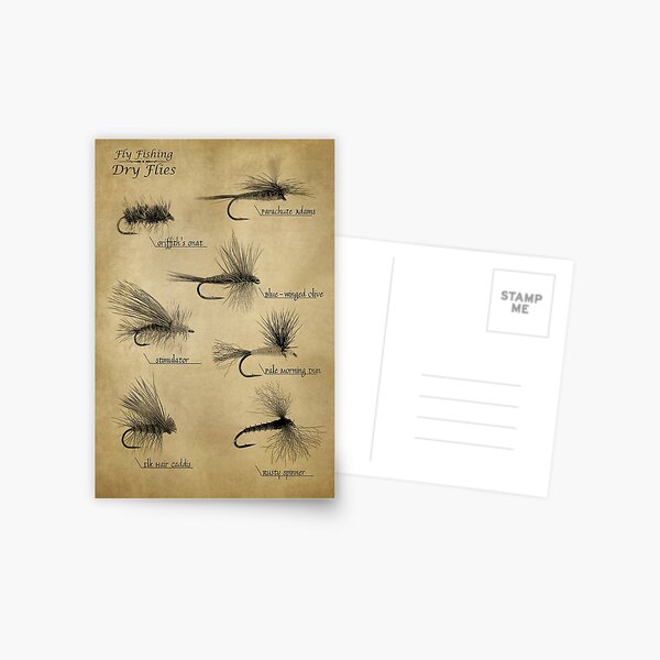 Fly Fishing Dry Flies Poster for Sale by boothilldesigns