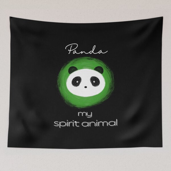 Item preview, Panda totem spirit animal iPhone case designed and sold by MagicWolfStar.