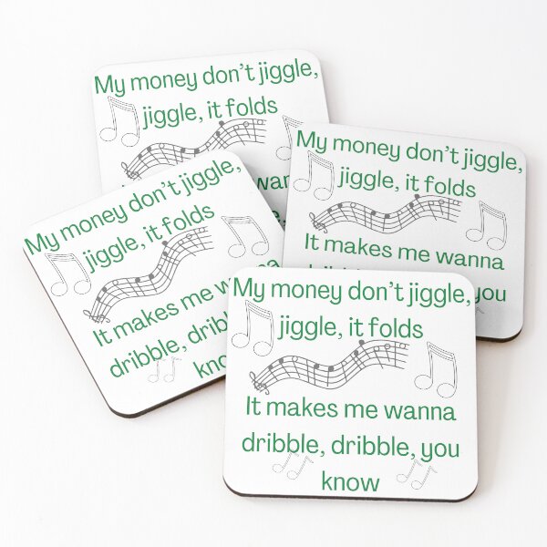 Item preview, My money don't jiggle jiggle it folds designed and sold by HdanRDesign.